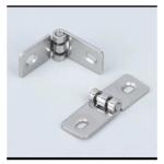 2 Pcs Stainless Steel Foldable Hinges – 4.5 cm Compact, Durable Folding Brackets