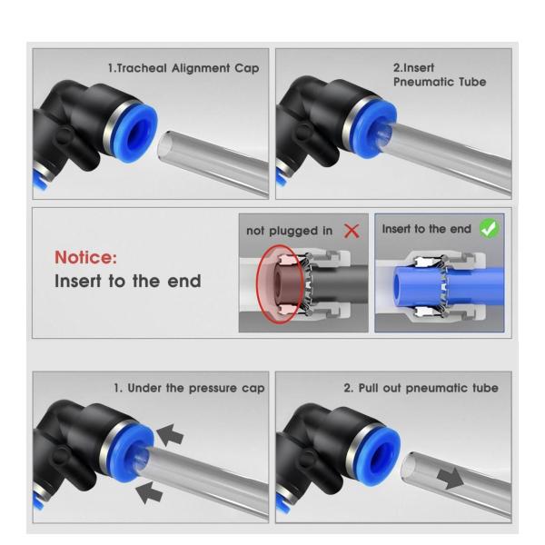 18‑Piece 8 mm Push‑to‑Connect Pneumatic Fittings Kit – Fast, Secure Air Hose Connections