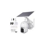 JG20375103 Solar-Powered 4G Surveillance Camera – PIR Alert, Siren & Strobe, i‑Cam App Remote Viewing