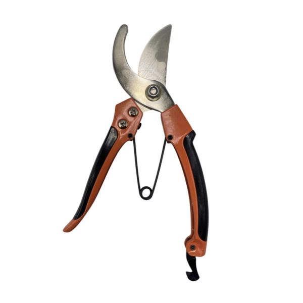 200 mm Stainless Steel Bypass Pruning Shears – Durable Garden Clippers with Spring & Safety Lock