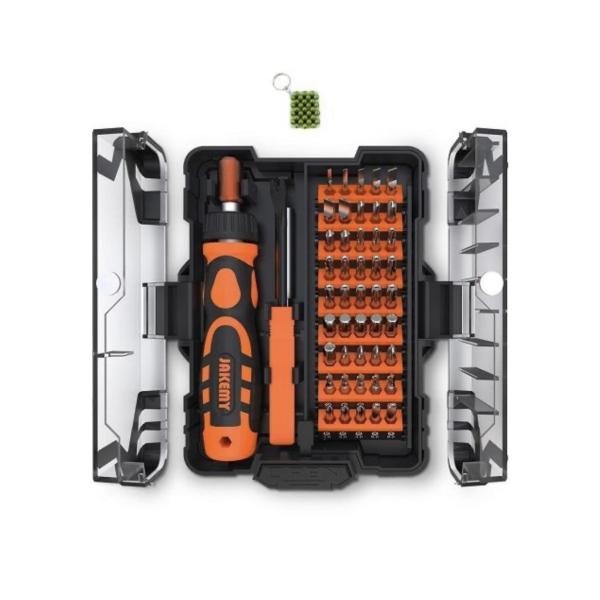 Jakemy JM-6124 Portable Ratchet Handle Screwdriver Set – 48-in-1 Precision Tool Kit