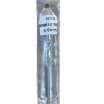 Premium 6 mm High-Speed Steel (HSS) Twist Drill Bit – Precision Ground, 93 mm Overall Length