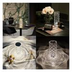 RGB Crystal Rose Atmosphere Table Lamp With Remote