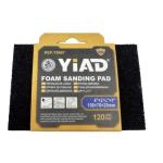Yiad 120 Grit Intermediate Foam Sanding Pad – Flexible Abrasive for Wood, Plastic & Metal