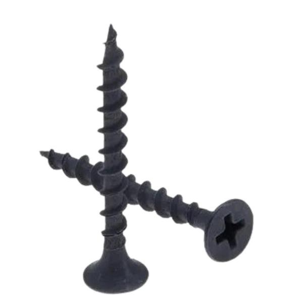 Shind Black 3.5 × 50 mm Steel Thread‑Rolling Screws – 225‑Piece Pack for Heavy‑Duty Fixing