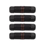 4x 3-Pin Waterproof Electrical Connectors - IP68 Cable Seal Plug & Socket Kit