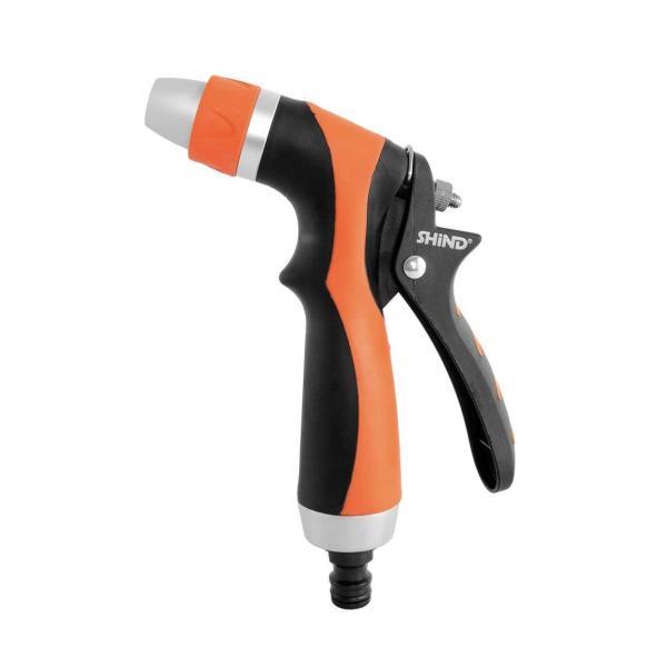 Shind 2‑Pattern Garden Water Spray Nozzle – Durable Brass & TPR Grip