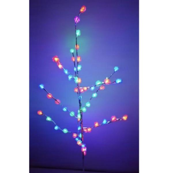 ZYF-112 1.5M RGB Dandelion Tree Light – 60 LED Color-Changing Decorative Floor Lamp