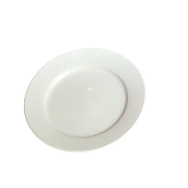 Large White Ceramic Dinner Plate - Premium 11″ / 28cm Round Porcelain