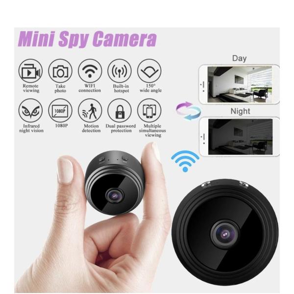1080HP Mini Wireless WiFi IP HD Camera & DVR – 1080p Night Vision Spy Surveillance Cam