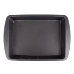 Non-Stick Square Baking Pan 28 × 25 × 4.5 cm with Handles – Basics Carbon Steel Bakeware