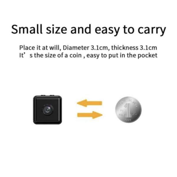 Aerbes AB‑JK22 Wi‑Fi Mini Spy Camera – 1080P HD, Motion‑Detection, Battery Powered