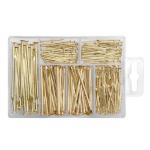 350-Piece Assorted Heavy-Duty Plated Steel Tack and Nail Set – Multi-Size Fastener Kit with Storage Case
