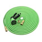 Yiad Flexible Garden Hose – 75 ft Expandable Green Hose with 3× Extension