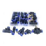 18‑Piece 8 mm Push‑to‑Connect Pneumatic Fittings Kit – Fast, Secure Air Hose Connections