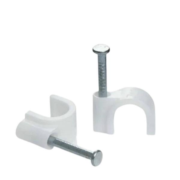 Shind White 22mm Cable for Clips – Durable PVC Electrical Cable | Pack of 58 for Home & Commercial Use