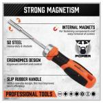 Horusdy 25-Piece Magnetic Ratchet Screwdriver Set – Versatile Home & Automotive Repair Kit