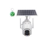 JG20375103 Solar-Powered 4G Surveillance Camera – PIR Alert, Siren & Strobe, i‑Cam App Remote Viewing