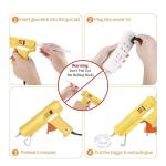 Corded Hot Glue Gun Kit – Heavy‑Duty 100 W Repair & Craft Heat Tool with Free Glue Sticks