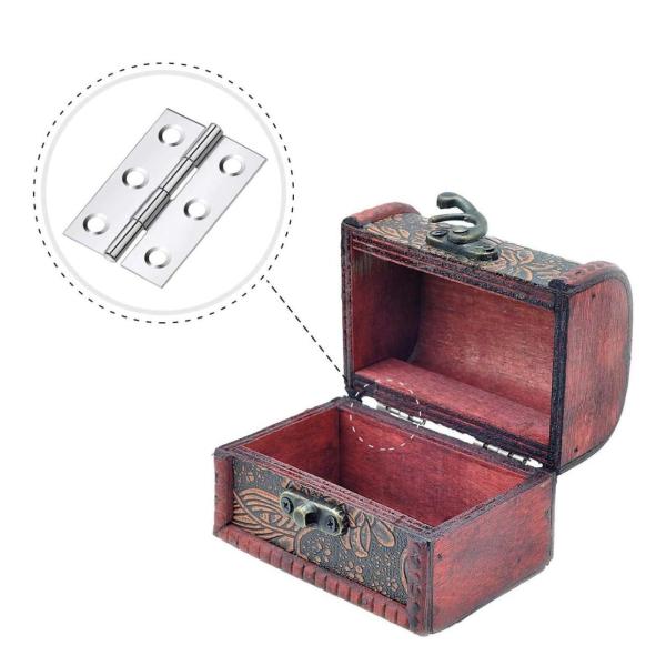 DIY - Stainless Steel Folding Furniture Hinge Set - 10-Piece