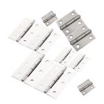 DIY - Stainless Steel Folding Furniture Hinge Set - 10-Piece