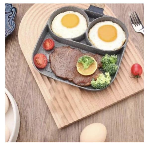 Aluminum 2-Hole Non-Stick Crepe Pan with Bonus Keyholder – Lightweight, Dual-Zone Skillet