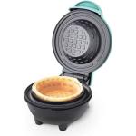 MWBM-01 Mini Waffle Bowl Maker for Dessert and Breakfast Non-Stick Coating Surfaces 350W Rapid Heating Mechanism Aqua Mint Compact