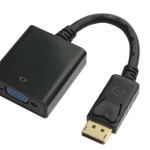 DisplayPort to VGA Converter - Active Adapter - 1080p - Black