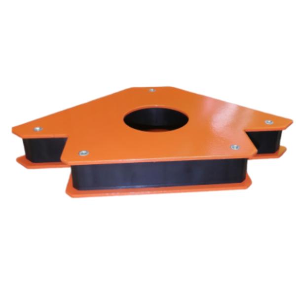 SHIND 34kg Magnetic Welding Holder, Multi-Angle 45°/90°/135°, Heavy-Duty Steel Magnetic Clamp