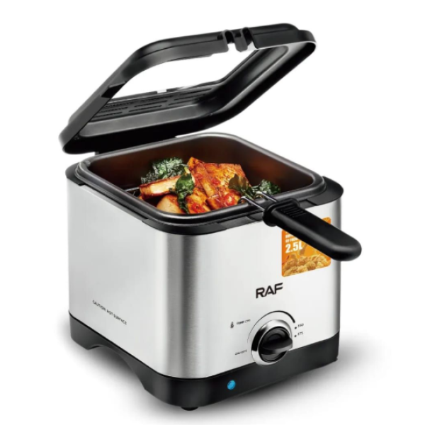 RAF Multifunctional Electric Mini non-stick Coating use oil Deep Fryer